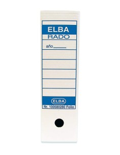 CAJA ARCH. DEFINITIVO ELBA Fº BL 100MM 100580280 50 Piezas